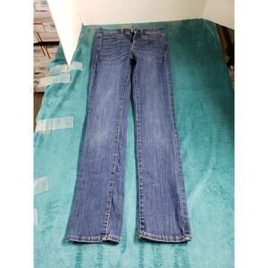 Gap Jeans Size 24 Petite Womens Blue Pants Ladies Mid Rise Classic Straight